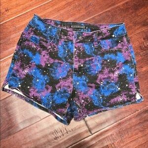 Blackheart galaxy shorts stretch denim sz 5